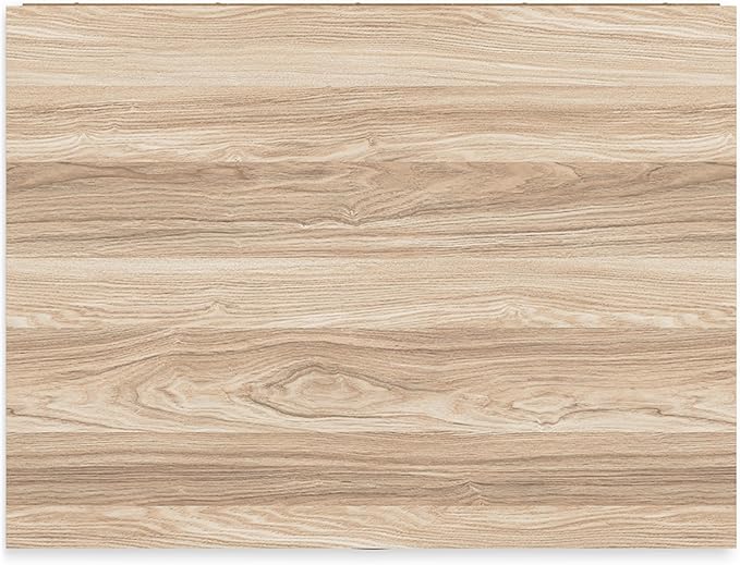 Signature Design by Ashley Battelle Mid-Century Modern Nightstand with Chevron Pattern, 2 Storage Drawers, Dark-Color Hardware, Wood, 24.5" High, Light Brown