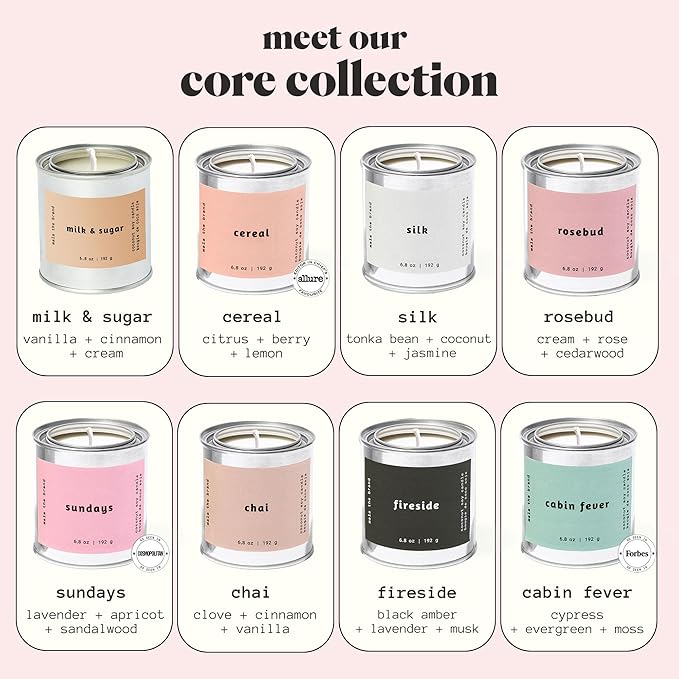 MALA Cabin Fever Cypress Evergreen & Moss Candle for Home – Forest‑Inspired Aromatherapy – Vegan Soy – 45 Hour Clean Burn – Organic Non‑Toxic Candles – Cozy Room Decor – 6.8 oz