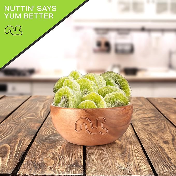 NUT CRAVINGS - Dried Kiwi Slices, Lightly Sweetened (32oz, 2 LB) Tu Bishvat Favorite - Sweet Healthy Snack, Vegan, Kosher, Resealable Bag