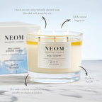 NEOM - Candle, 3 Wick | Lavender, Jasmine & Sandalwood | Scented Candles for Home | Luxury Aromatherapy Candles | Essential Oil Candles | Tranquil & Relax | Signature De-Stress Scent