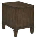 Hekman Furniture Chairside Chest Linwood Finish, Rectangular Shape Sturdy Wooden Material Modern Bedroom Furniture, 3 Storage Drawers Multiple Storage Units Idle Side Table for Home & Office