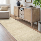 Art&Tuft Non-Slip Runner Rug - 2x8 Runner Rug Washable Low-Pile Rugs Runners, Soft Distressed Carpet Runner for Bedroom Bathroom Kitchen Laundry Living Room, Brown