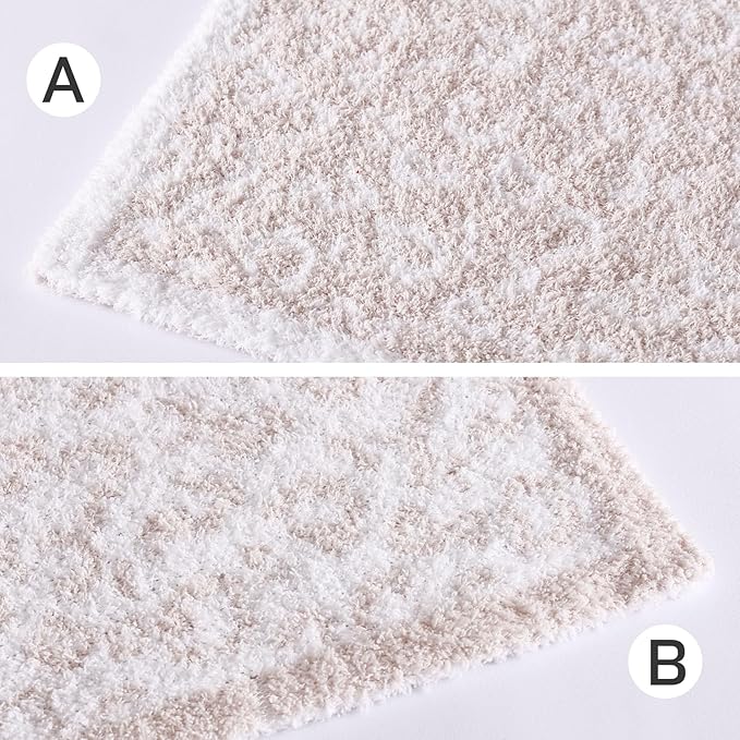 Panku Ultra Soft Leopard Throw Blanket, Plush Cozy Cheetah Blankets for Couch and Sofa Gift Pack, Knit Reversiable Luxury Fluffy Blanket Throw (50x60 Inches, Cream Stone)