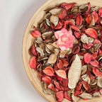 Spring Potpourri,Rose Scented Potpourri Bowl Filler, Valentine's Day Decorative Dried Flower, Pink Bathroom Vase Decor(10.5 oz/2 Packs)