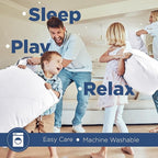 Martex 2-Pack King Size Bed Pillows - King Pillows Set of 2 - Twin Pack Pillows - Hotel Pillows - Cozy Premium Bedding - Pillows for All Sleep Positions