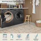 Lahome Boho Beige Fall Rugs for Living Room, Washable Bedroom Area Rug 5x7 Non-Slip, Soft Vintage Stain Resistant Nursery Carpets for Home Decor Non-Shedding, Soft Amber