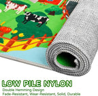 Kids Carpet Car Play Rug, City Life Traffic Road Kids Rug Playmat,Non Slip Children Educational Game Car Mat Area Rug for Playroom Baby Toddler Boys Bedroom Classroom (78.7X59 INCH, Style 1)