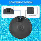 Simple Deluxe 20 Inch 50lbs Weight Capacity Heavy Duty Fillable Market Patio Umbrella Round Base Stand with Holder for Outdoor Lawn, Garden, Yard, Deck, 20inch, Black