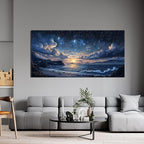 Canvas Wall Art Decor Large Wall Art Pictures for Living Room Canvas Art Wall Decor Landscape Coastal Wall Art Prints Green Artwork for Walls Beachside Art Work for Home Office Decor 24" x 48"