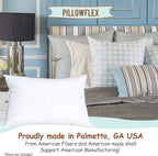 Pillowflex Synthetic Down Pillow Insert - 12x40 Down Alternative Pillow, Ultra Soft, Large Rectangle Body Sleeping Pillow, Lumbar, Long, Back - 1 Decorative Pillow Form