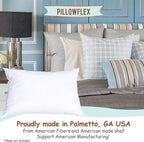 Pillowflex Synthetic Down Pillow Insert - 22x28 Down Alternative Pillow, Ultra Soft Oversized Standard Bed Sleeping Pillow, Large Rectangle Sham - 1 Decorative Pillow Form