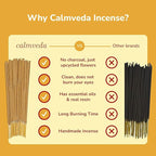 Natural Incense Sticks Variety Pack - (5 Variants) Charcoal Free Inscents-Sticks, Made from Upcycled Flowers | Sacred Insence-Sticks from All Cultures (Inciensos Aromaticos)