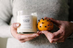 PERIPETI Home Winter Citrus Scented Candle, Wooden Wick – 8.5oz Natural Soy Wax for Energizing Aromatherapy, Long-Lasting Burn