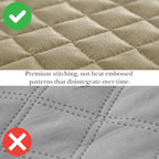 Southshore Fine Living, Inc. Twin Quilt Bedding Set, Soft Brushed Microfiber Taupe Quilts, Twin/XL Coverlet Bedspread, Wrinkle & Pet Hair Resistant Bedding with 1 Pillow Sham, Taupe