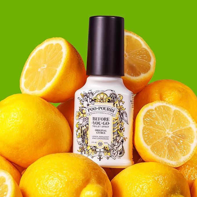 Poo-Pourri Before-You-Go Toilet Spray, Travel Essentials, .34 Fl Oz, In A Pinch Variety 3 Pack, Each Up to 20 Uses, On-The-Go Bathroom Odor Deodorizer with Essential Oils, TSA Approved Size, 3 Scents