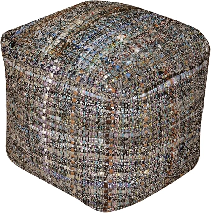 Christopher Knight Home Harris Fabric Pouf, Khaki