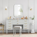 Bathroom Mirrors for Over Sink, Frameless Mirrors for Wall, 20x28 Inch Beveled Bathroom Mirror, Bathroom Vanity Mirror for Bedroom Living Room Entryway Home Decor