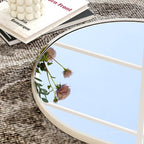 HARRITPURE 64"x21" Arched Full Length Mirror Free Standing Floor Mirrors Leaning Hanging Mounted Mirror Aluminum Frame Modern Home Decor for Living Room Bedroom Cloakroom,Silver