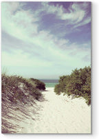 Renditions Gallery Canvas Wall Art Nature Modern Paintings Decorations Sandy Cloudy Beach Romantic Glam Wall Hanging Artwork Prints for Bedroom Living Room Office Kitchen - 32"x48" LT06