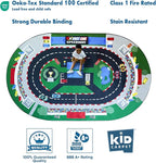 KidCarpet.com Raceway Rug 4' x 6' Oval