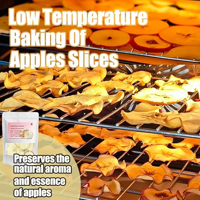 Dried Apples Slices For Simmer Pot,Dried Sliced apples no sugar added Snacks Bags Dehydrated Apples Slices For Fruit Tea Crafts Cake Decoration Cocktail Garnish Table Scatters Potpourri Candle