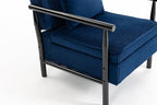 KEIKI Mid Century Modern Accent Chair with Storage, Reading Chair with Wooden Arms and Lift-up Seat for Organization