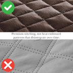 Southshore Fine Living, Inc. Twin XL Bedspread Quilt Set, Dorm Room Bedding Essentials, Stain Resistant, Machine Washable Bed Spread, XL/Twin Brown Comforter Set w/Pillow Sham, Chocolate Brown