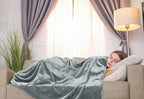 Utopia Bedding Fleece Blanket Twin Size Ash Grey (60x80 Inches) Ultra Soft Warm Lightweight Microfiber Breathable Anti-Static Cozy Winter Bed Blanket, All-Season Home Decor Gift for Men & Women