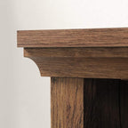 Sauder 3 Tier Book Shelf Wooden Bookcase Multipurpose Bookshelf for Home Office, Living Room, in Vintage Oak