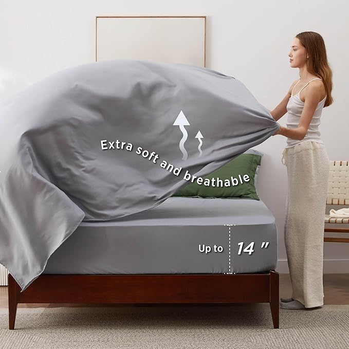 Bedsure King Size Comforter Set - 7 Pieces Reversible Olive Green Bedding, King Size Bed Set for All Seasons, Bed in a Bag with Down Alternative Comforter, Sheets, Pillowcases & Shams