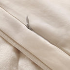 KASENTEX Greek Velvet Twin Quilt Set, 3× Softer Luxe Sheen, 100% Cotton Backing, 150GSM Down-Alternative Fill, Expanded 68×90" Coverage for Fuller Side Drape (1 Quilt + 1 Pillow Shams), Sandshell