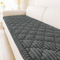 Smiry Pet Couch Cover for Dogs Washable, Non-Slip Fuzzy Couch Covers for 3 Cushion Sofa Pet Friendly, Soft Thick Furniture Protector Sofa Slipcover Mat for Dogs (Dark Grey, 27.6" x 88")