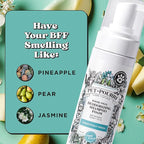 Poo-Pourri Rinse-Free Deodorizing Dry Shampoo for Dogs & Cats – Moisturizing Skin & Coat Soothing Formula - Plant Based Ingredients – Pineapple, Jasmine & Pear – No Rinse Foam Shampoo for Pet Odor