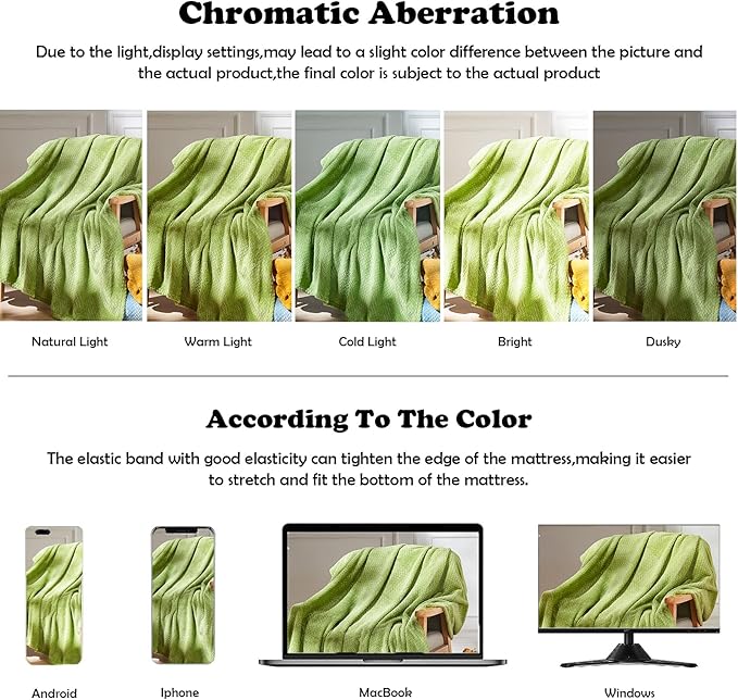 NEWCOSPLAY Super Soft Twin Blanket Green Premium Silky Flannel Fleece Leaves Pattern Lightweight Bed Blanket All Season Use (Green, Twin(60"x80"))