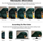 NEWCOSPLAY Super Soft King Blanket Forest Green Premium Silky Flannel Fleece Leaves Pattern Lightweight Bed Blanket All Season Use (Forest Green, King(90"x110"))
