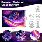 NYZE Astronaut Space Tapestry for Bedroom, Glow in the Dark Room Decor Wall Tapestries, Cool Galaxy Planet Wall Hanging, Wall Hanging for Men Guys Gamer Room Dorm Living Room 79in×59in