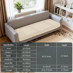 Hokway Stretch Couch Cushion Slipcovers X-Large Reversible Cushion Replacement Slipcovers Sofa Cushion Covers