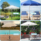 Patio Umbrella Base Stands Multifunctional Outdoor Umbrella Holder, In Ground Umbrella Base with Ground Spike Fixing,Deck Umbrella Mount for Lawns,Granite,Concrete,Deck,Many Ways Installation