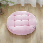 SK Studio Meditation Floor Pillow, Large Floor Cushions, Round Floor Cushion Seating for Adults Kids, Classroom Furniture Floor Pillow for Yoga Living Room, Pink, 13" W x 13" L (Pack of 1)