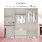 20 Pack Thin Space Saving Hangers, No Slip Clothes Hangers with Non Slip Textured and 360° Hook - Plastic Hanger, Closet Organizer for Shirt, Pants, Suit, Skirt, Coat - White