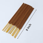 Folkulture Incense Sticks (75 Sticks) |8" Holy Palo Santo & Cedar Incense Sticks For Spritual, Inciensos para Sacar Malas Energias | No Charcoal,Organic,Non Toxic, 45 Mins, Long Burning Insence-Sticks