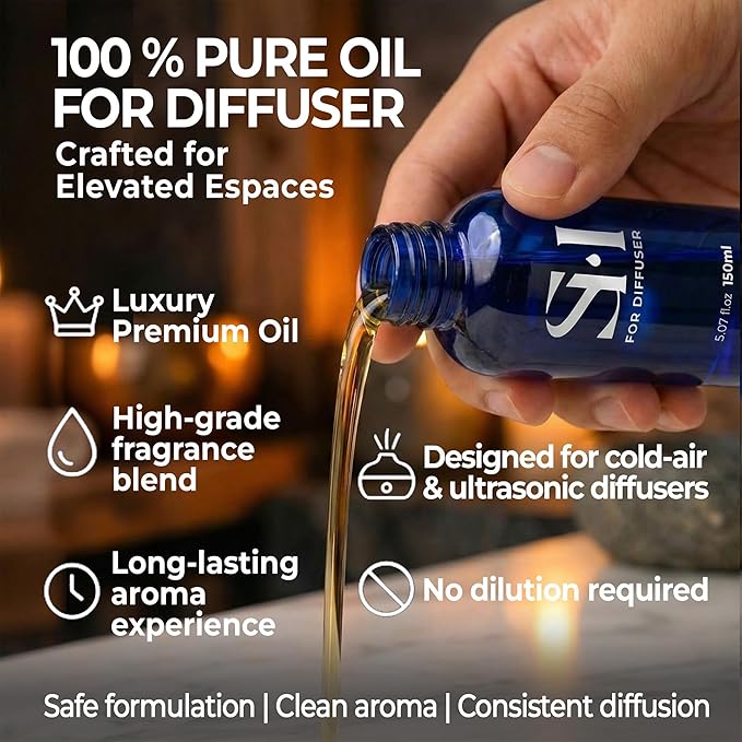 Inspired by Ritz Carlton No.1014 Hotel Diffuser Oil Refill, 5.07 Fl oz | 150ml, Luxury Home Scent Fragrance Oil for Diffuser Ultrasonic and Waterless Diffuser Oil and Crafting, Long-Lasting Aroma