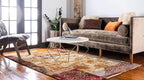 Unique Loom Barista Collection Area Rug - Arusha (5' 1" x 8' Rectangle, Beige/ Black)