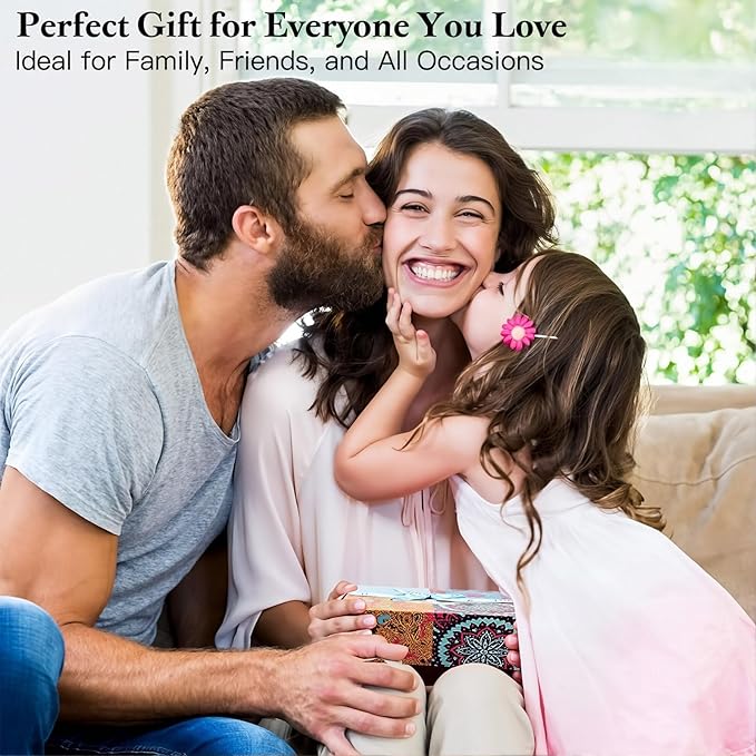 Scented Candle Gift Set - 4 Pack Long Lasting Classic Bohemian Scented Soy Wax Candles with Fig, Lemon, Spring & Lavender Scents, Aromatherapy Candles for Valentine's Day Gifts & Spring Home Décor