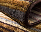 Unique Loom Barista Collection Area Rug - Icatu (7' 10" Round, Beige/ Brown)