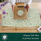 The Master Herbalist Fragrant Scented Drawer Liners in a William Morris Inspired Design | Pack of 5 Sheets | Contains Essential Oils | Made in The UK (Lavender)