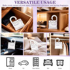 13 PCS Lavender Sachets Bags for Drawers and Closets, Hanging Scented Sachets Air Fresheners, Natural Home Fragrance Odor Eliminator for Wardrobe, Shoe Cabinet, Car & Bathroom Potpourri Bag