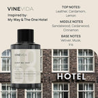 VINEVIDA Reed Diffuser for Home & Bathroom | Long-Lasting Scent Sticks Set | Oil Stick Diffuser | Bathroom Scent - Room Fragrance No. 1000 - Inspired by: My Way & The One Hotel