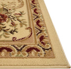 Rugs.com Chateau Collection Rug - 13 Ft Runner Cream Medium Pile Rug