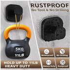 Heavy Duty Reusable Suction Cup Hooks for Kitchen/Bathroom/Shower - Wet-Proof Hooks for Towels, Robes, Loofah&Wreaths/No Drill Mounting on Glass, Tile, Metal (2, Matte Black)